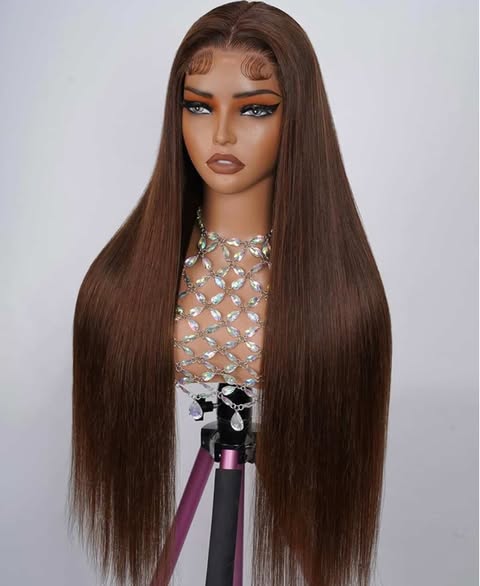 36'' TOUT MARRON WIG WITH FULL LACE